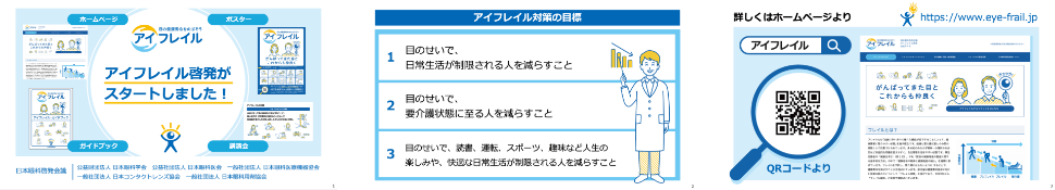 画像：アイフレイル学会幕間スライドの内容